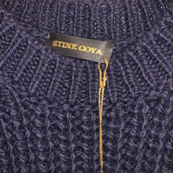 Stine Goya Annemarie Chunky Sweater Tank in Navy at Nordstrom, Small 🤩 BR1-G - Picture 5 of 8